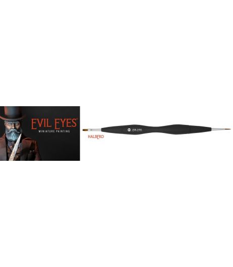 EVIL EYES - HALBERD pennello per miniature a doppia testa