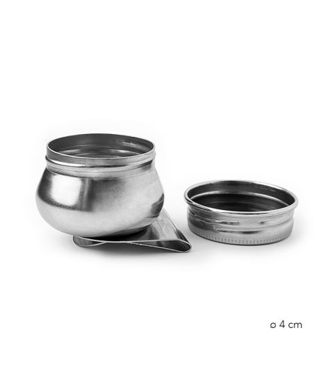 Stainless steel water or solvent container