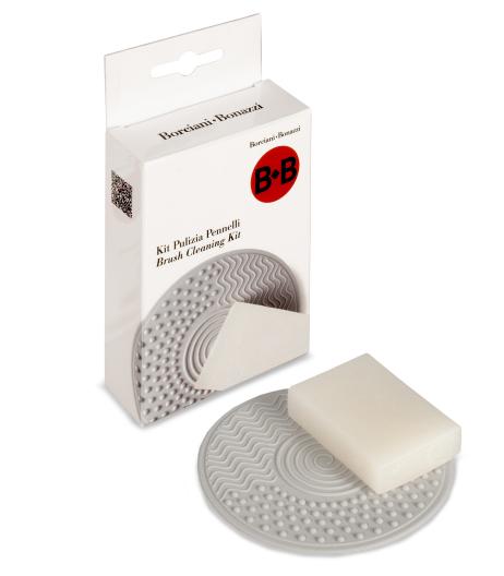 Kit PAD SILICONE + MINI SAPONE pulizia pennelli  Serie BeB